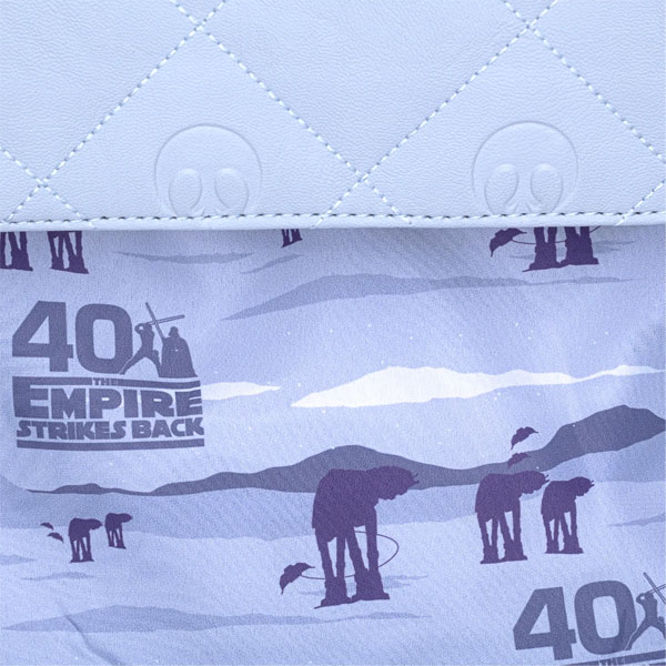 Star Wars SW Loungefly Hoth Empire 40Th Sac Bandouliere Fausse Fourrure